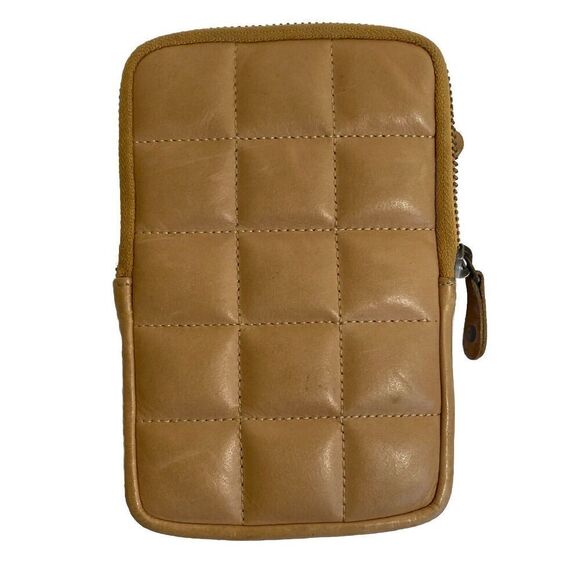 Harbour 2nd Mini Crossbody Quilted Wallet Bag Camel Without Strap - Picture 2 of 4